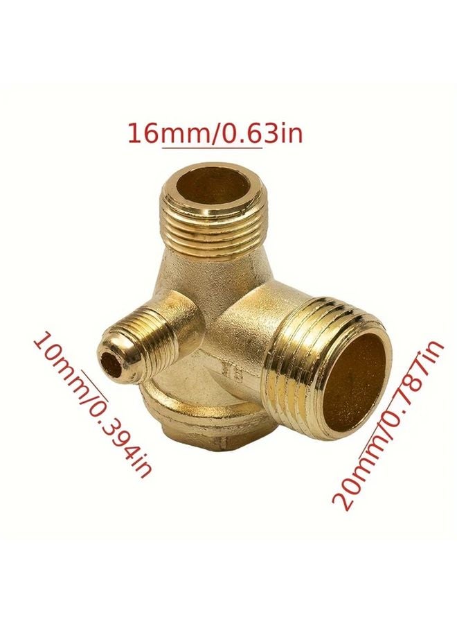 Zinc Alloy One Way Check Valve For Air Compressors 1pc - Image 3