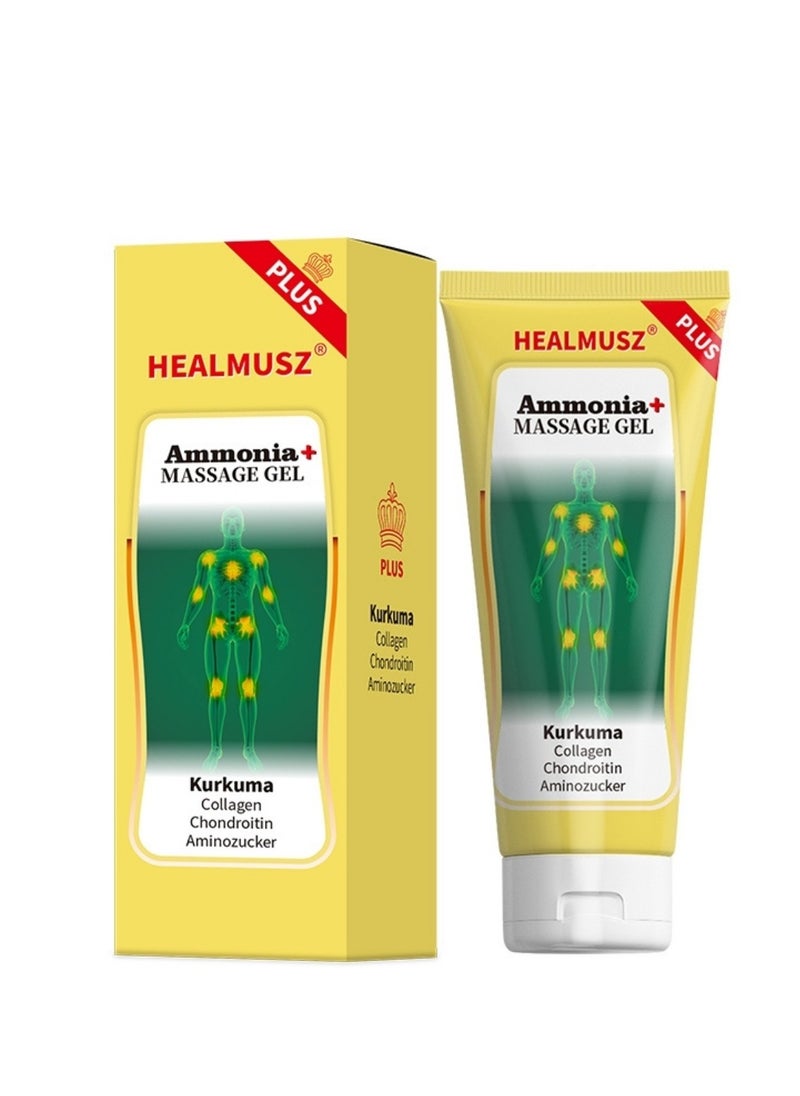 HEALMUSZ 100ml Ammonia Massage Gel Joint Massage Gel with Turmeric and Collagen Joint and Muscles Pain Relief Cream Joint Pain Relief Cream Joint Soothing and Repair Muscles Damage Joint Pain Relief and Care Gel  - Image 1
