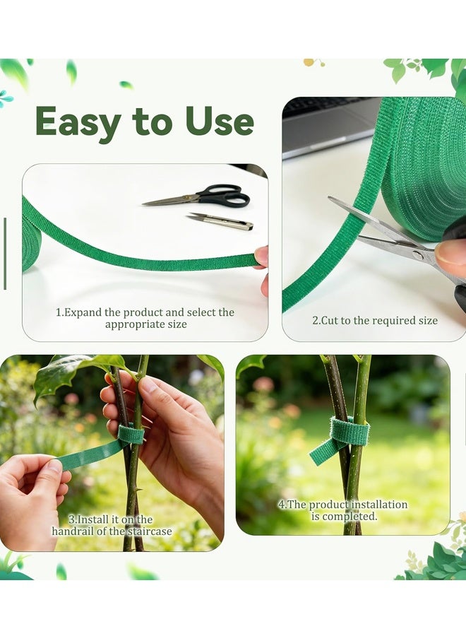 16FT Reusable Adjustable Nylon Plant Twist Tie Tape For Climbing Vines Trees - Image 4