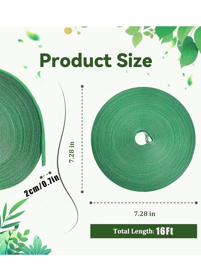 16FT Reusable Adjustable Nylon Plant Twist Tie Tape For Climbing Vines Trees - Image 2