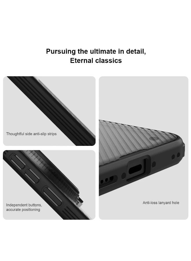 general Magnetic Case Compatible with Vivo X300 Pro 5G [Support Wireless Charging] Transparent Clear Camera Cover Lens Stand Holder Shockproof Back Cover for Vivo X300 Pro - Image 5