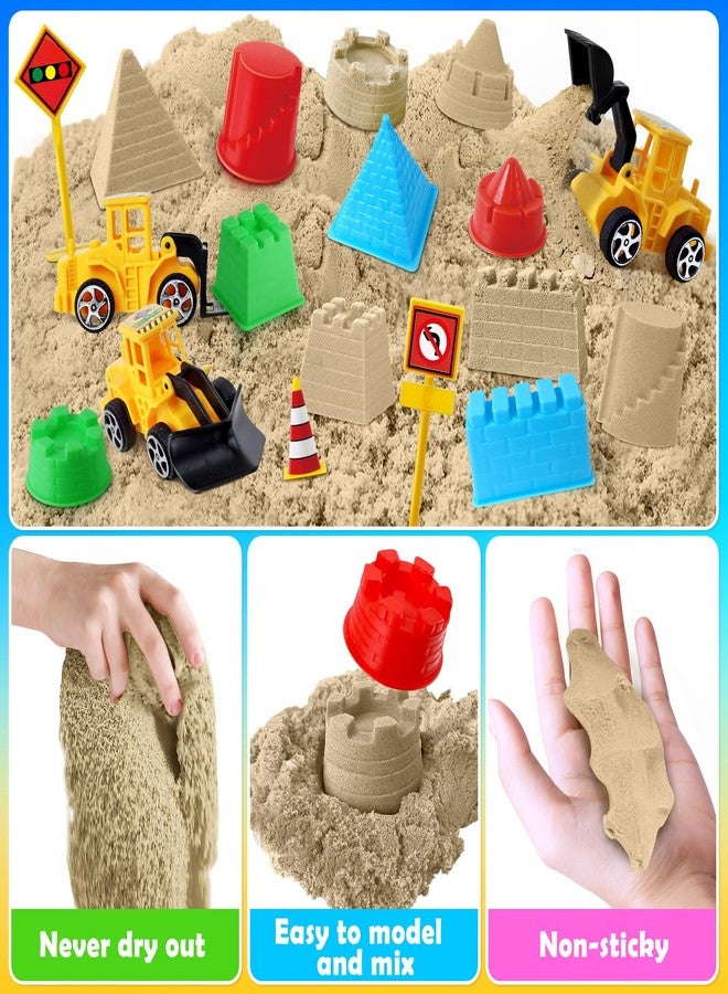 ESSENSON Sensory Bin, Dinosaurs Kit with Sensory Sand, Play Sand Pretend Play Beach Toy, Sandbox for Girls and Boys - Image 4