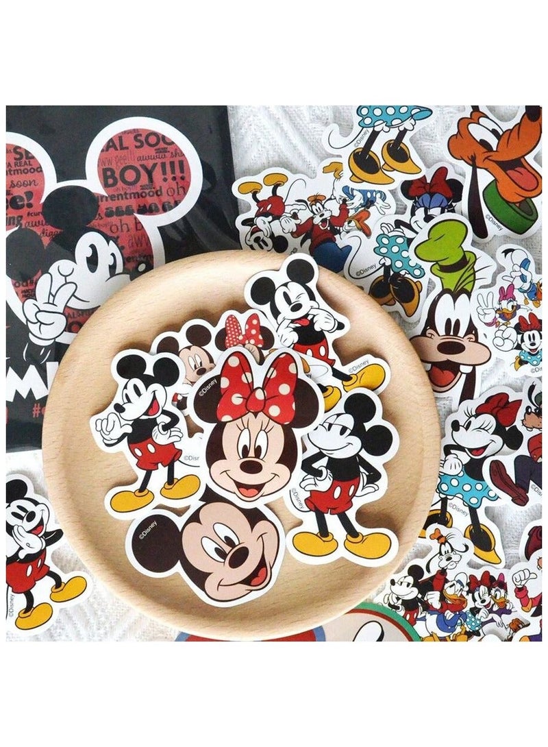 ديزني Mickey العودة الى المدارس مجموعة ملصقات بتصميم ميكي ماوس 50 قطعة مقاوم للماء متعدد الاستخدام - Image 5