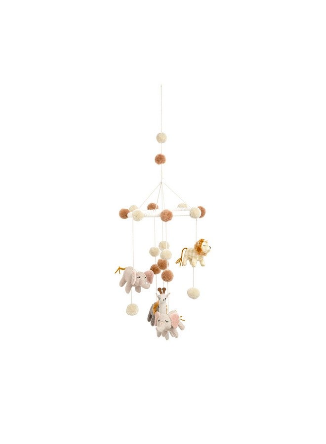 Crane Baby Safari Nursery Ceiling Hanging Decor Boho Jungle Animals Room Decor for Babies Crane Baby, Safari Nursery Decor for Boys and Girls, Ceiling Hanging, 11" x 28", Jungle Nursery Decor - Image 1