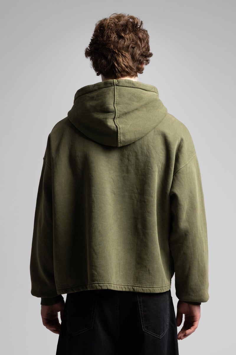 Catch Hooded Sweatshirt with Minimalist Text Detail - Image 5