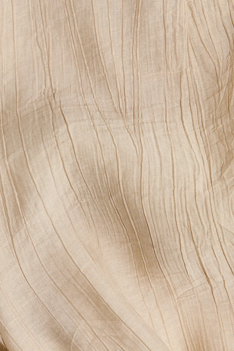 H&M Crinkled viscose-blend trousers