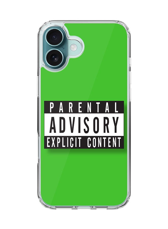 Stylizedd For iPhone 16 Plus Case [Compatible with MagSafe] Slim Magnetic cover Clear Phone Case - Explicit Content - Image 1