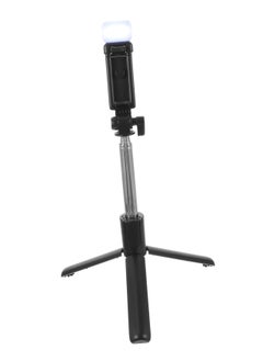 Portable Foldable Mini Desktop Tripod Phone Holder | 3 Sections Extendable Adjustable Clip for Smartphone | Ideal for Vlog Recording, Selfies, & Live Streaming