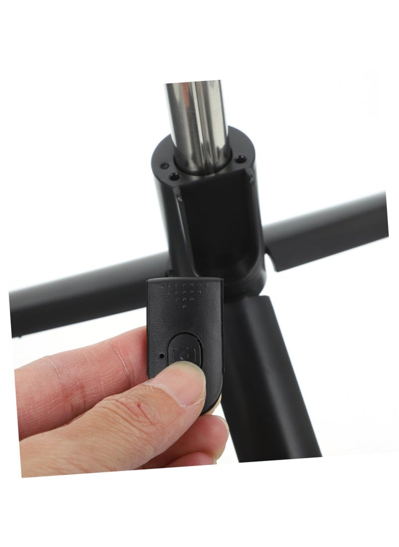 Orleans Cloud - Portable Foldable Mini Desktop Tripod Phone Holder | 3 Sections Extendable Adjustable Clip for Smartphone | Ideal for Vlog Recording, Selfies, & Live Streaming - Image 1