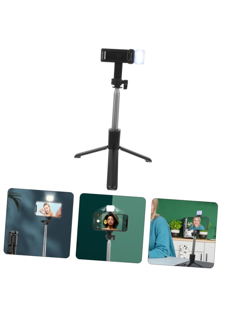 Orleans Cloud - Portable Foldable Mini Desktop Tripod Phone Holder | 3 Sections Extendable Adjustable Clip for Smartphone | Ideal for Vlog Recording, Selfies, & Live Streaming - Image 1