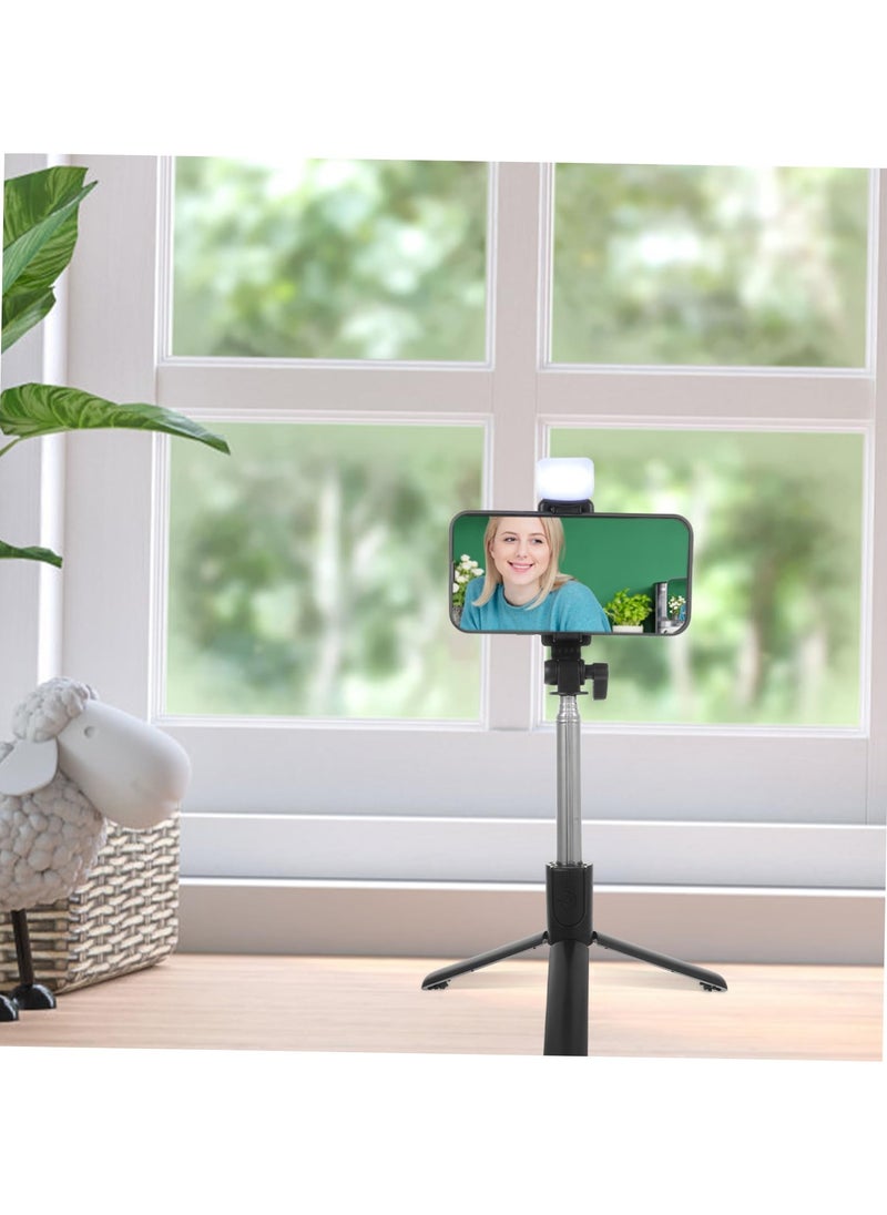 Orleans Cloud - Portable Foldable Mini Desktop Tripod Phone Holder | 3 Sections Extendable Adjustable Clip for Smartphone | Ideal for Vlog Recording, Selfies, & Live Streaming - Image 1