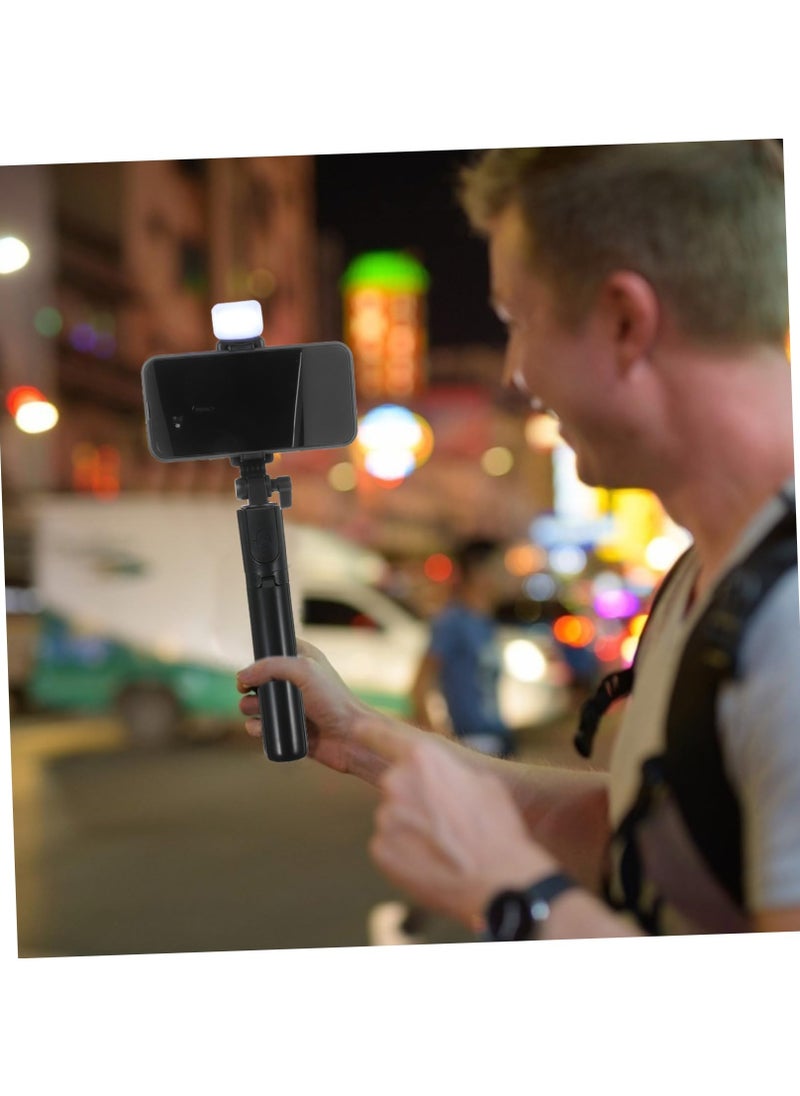 Orleans Cloud - Portable Foldable Mini Desktop Tripod Phone Holder | 3 Sections Extendable Adjustable Clip for Smartphone | Ideal for Vlog Recording, Selfies, & Live Streaming - Image 1