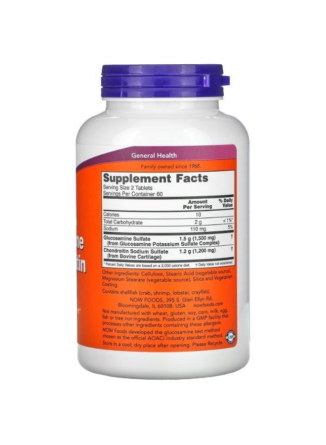 now Glucosamine & Chondroitin, 120 Tablets - Image 2
