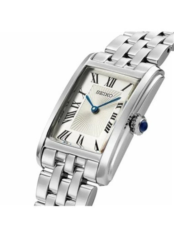Seiko Ladies Classic Dress Watch SWR083P1, Silver, - Image 2