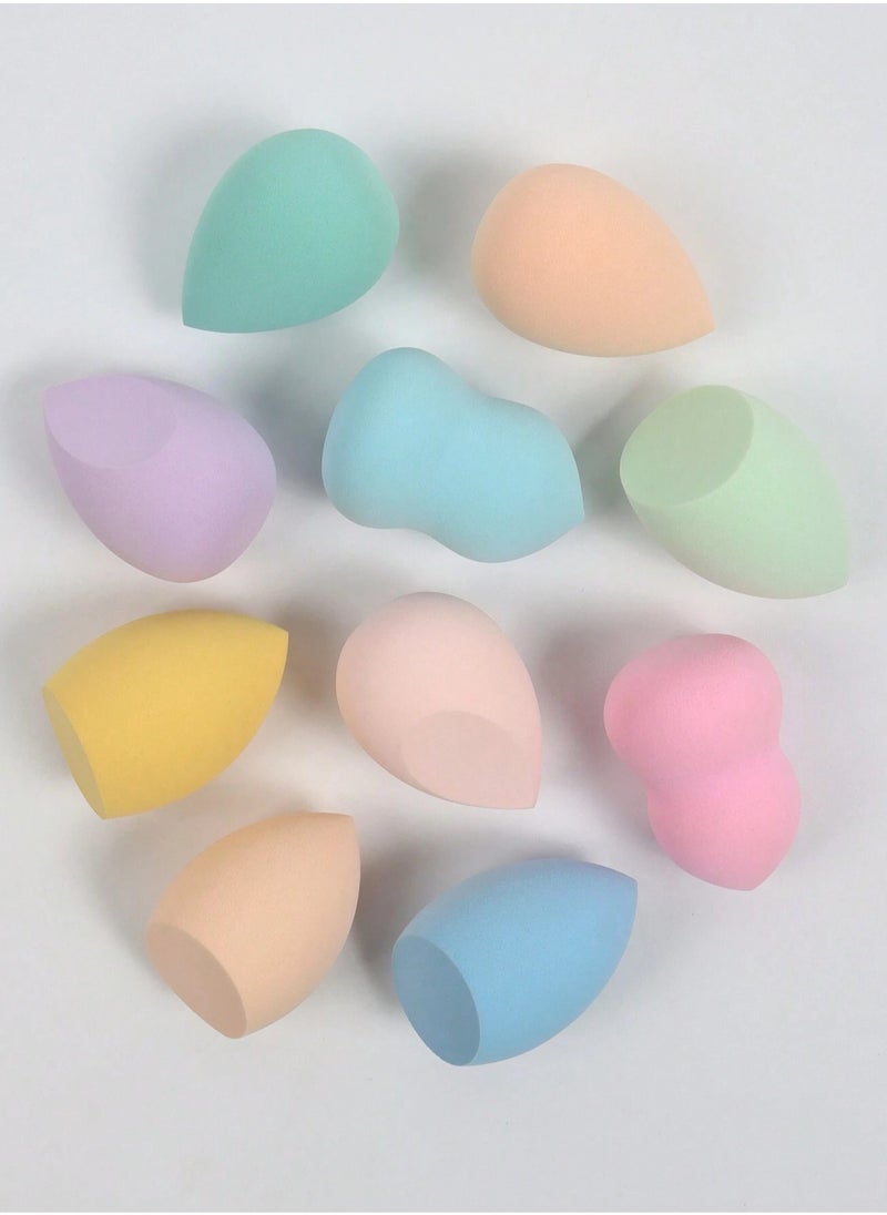 5pcs Makeup Sponge Set, Random Colors and Shapes, Multi-color, Wet and Dry Beauty Sponges, Suitable for All Skin Types (Random)