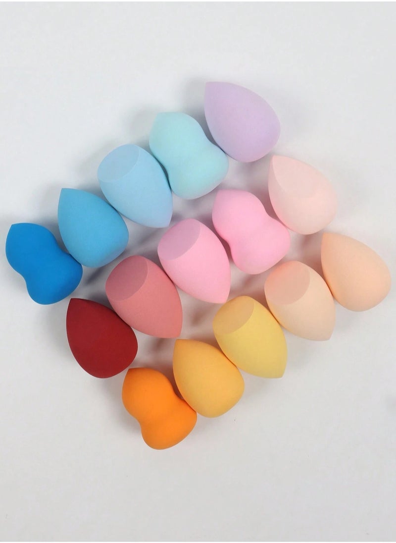 5pcs Makeup Sponge Set, Random Colors and Shapes, Multi-color, Wet and Dry Beauty Sponges, Suitable for All Skin Types (Random)
