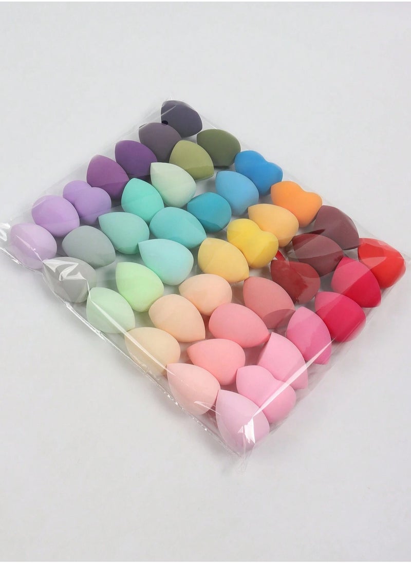 5pcs Makeup Sponge Set, Random Colors and Shapes, Multi-color, Wet and Dry Beauty Sponges, Suitable for All Skin Types (Random)