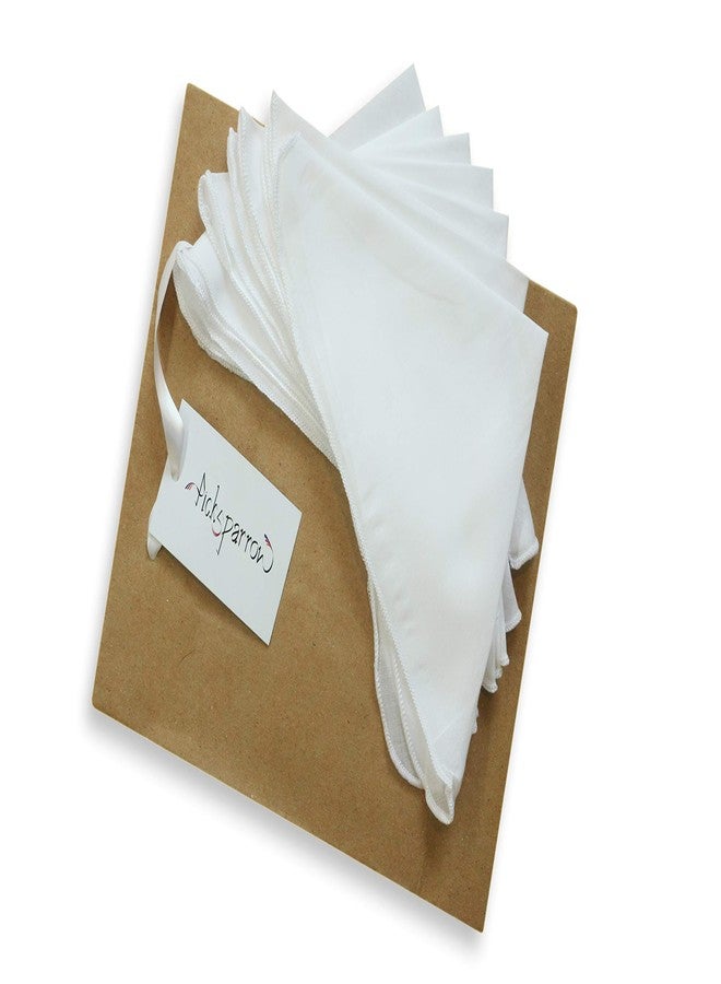 Picksparrow Cotton Newborn Baby Face Towels/Baby Cloth Wipes/Napkins/Wash Cloths (24 * 24 cm, Voile-White, Set of 7) - Image 1