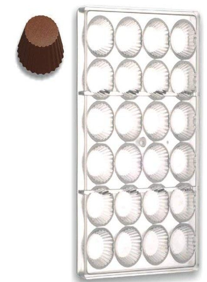 Paderno Martellato Polycarbonate Chocolate Mold, Peanut Butter Cup - Image 4
