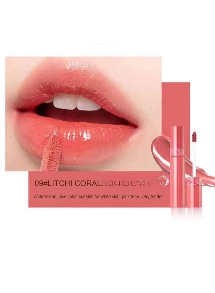 rom&nd Lip Gloss, Long Lasting Lip Glaze, Hydrating And Comfortable Lip Tint, Natural Moisturizing Lipstick With Thick And Creamy Texture For Women, (1pc, Lychee Coral)