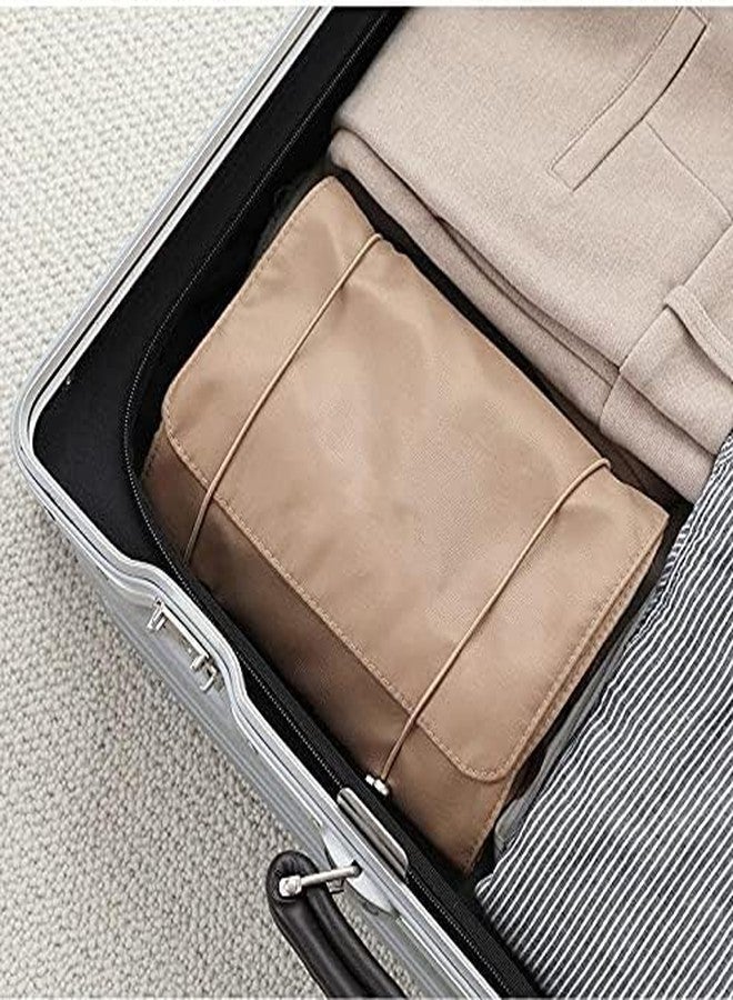 Drumil 4 in 1 Foldable Toiltry Bag - 4 in 1 Cosmetic Bag - Foldable Toiletry Bag for Travel - Cosmetic Pouch - Professional Makeup Storage Kit - Hanging Roll Up Cosmetic Accessories Organizer - Image 3