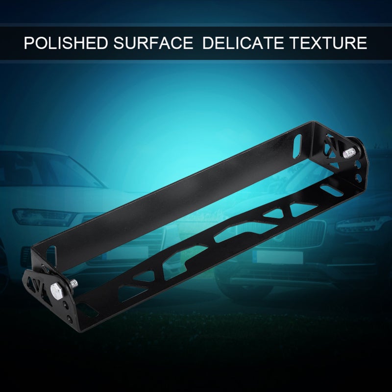 MOMO Aluminum License Plate Frame Adjustable Racing Style - Lightweight Rustless Universal Car Plate Holder for DIY Modification - Image 2