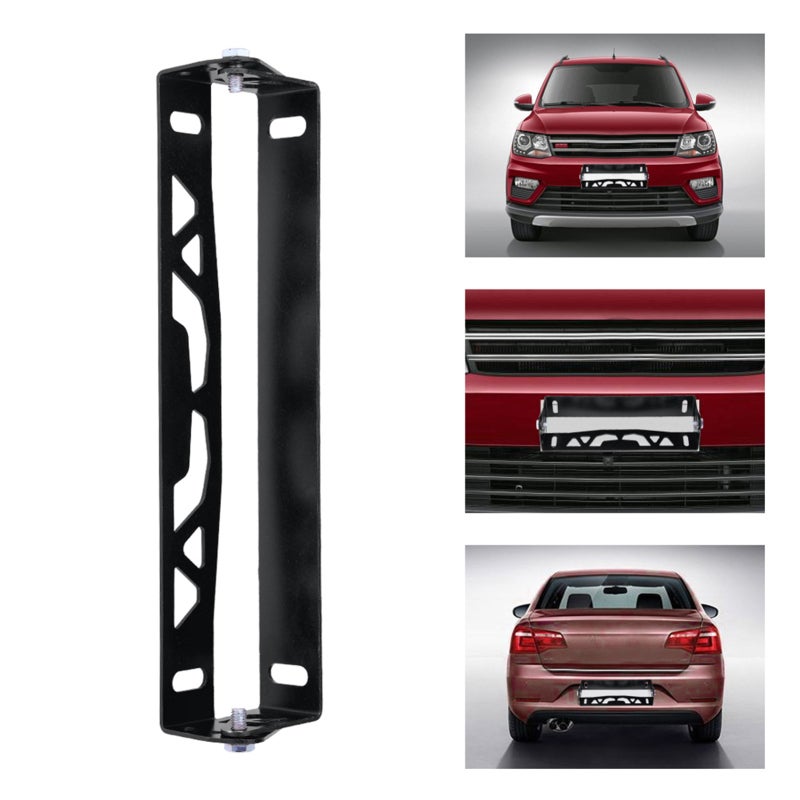 MOMO Aluminum License Plate Frame Adjustable Racing Style - Lightweight Rustless Universal Car Plate Holder for DIY Modification - Image 3