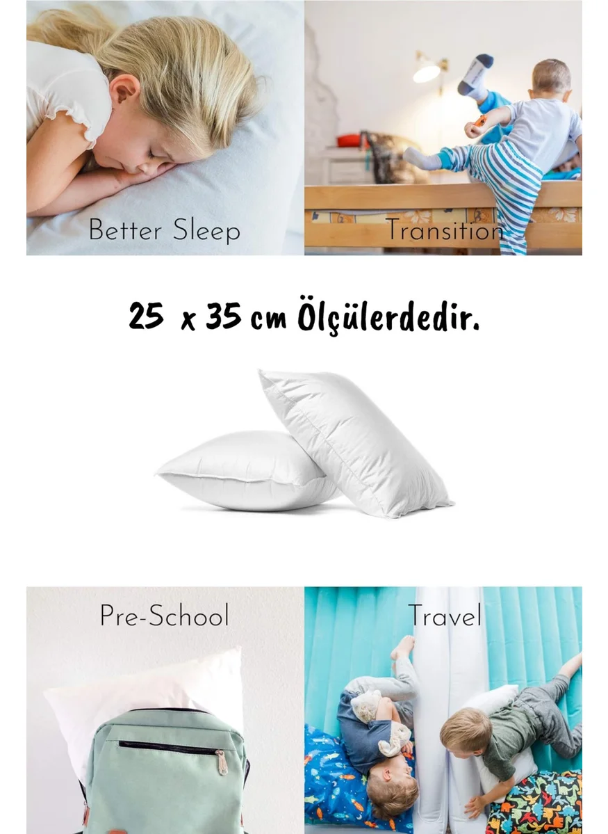 Elyaf Sepeti Fiber Basket 2 Pack Silicone Baby Pillow 25x35 cm