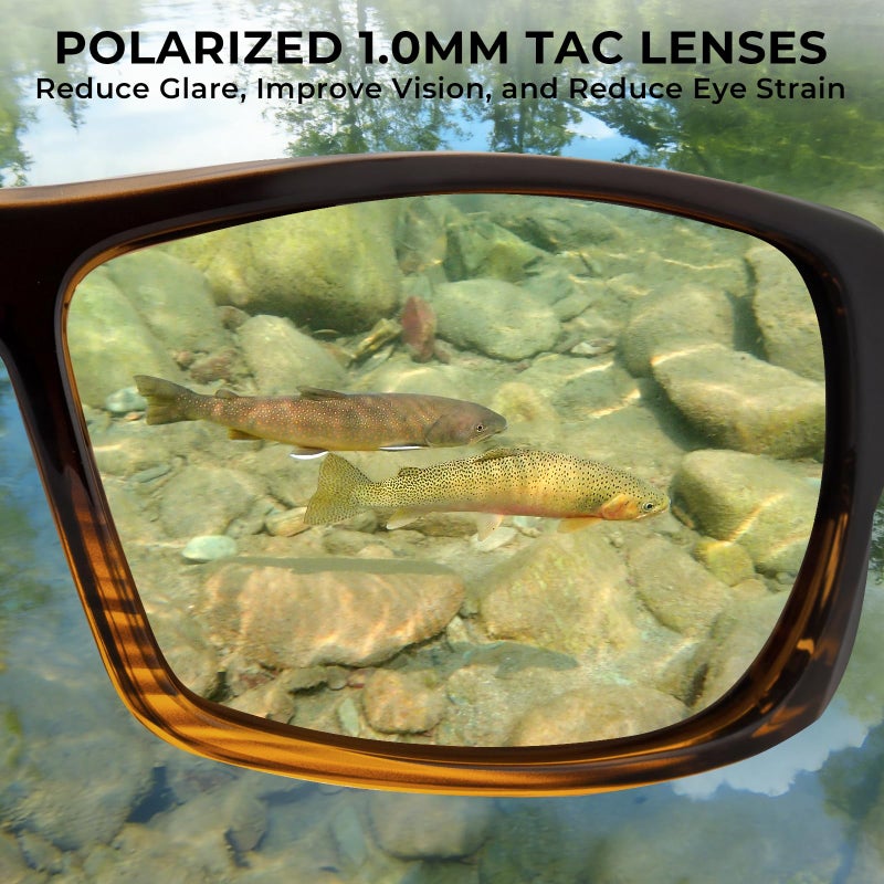 كاست كينج KastKing Gauley Polarized Sunglasses With PuriVex Protective Lens Coating, UV400 Wrap Design Fishing Sunglasses for Men u0026 Women, Durable Grilamid Frame for Boating,Sailing,Cycling - Image 4