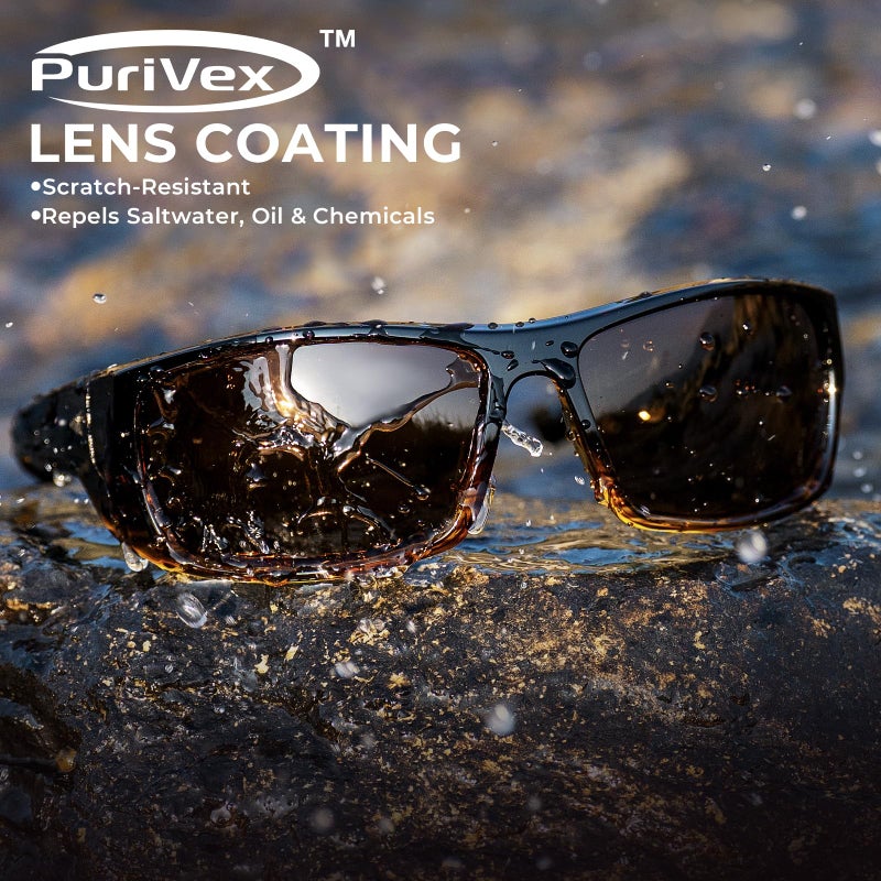 كاست كينج KastKing Gauley Polarized Sunglasses With PuriVex Protective Lens Coating, UV400 Wrap Design Fishing Sunglasses for Men u0026 Women, Durable Grilamid Frame for Boating,Sailing,Cycling - Image 3