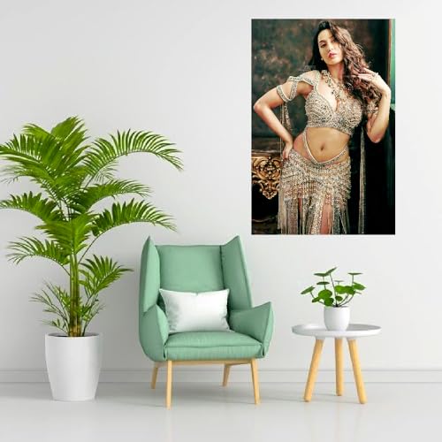 Decals Creation Nora Fatehi Acter Poster for Kids Room, Bedroom, Living Room Poster (Multicolor, Size -30Cm X 45Cm) - Image 3