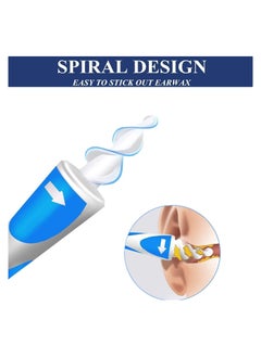 KASTWAVE Earwax Remover Safe Spiral Ear Wax Removal Tool 16 Pcs Ear Cleaner with Soft Replacement Tips Ear Wax Removal Kit for Adults and Kids  - Image 2