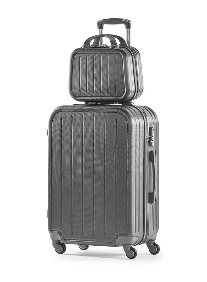 LIMRA Hardside 6 Piece Luggage Trolley Set Grey