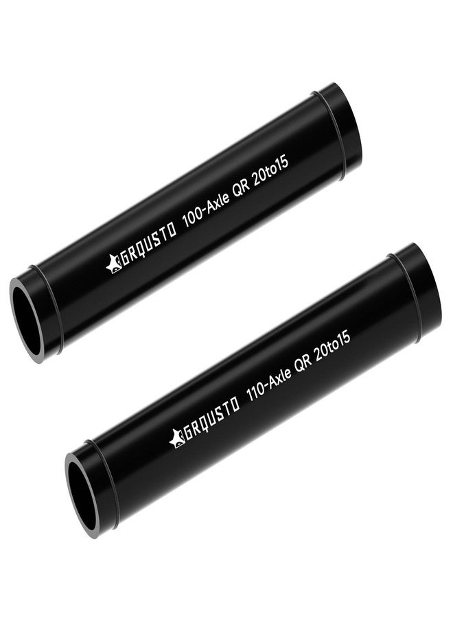 GRQUSTO Bike Wheel Fork Axle - 20mm Front Thru Axle to 15mm Hub Thru Axle Fork Adapter Conversion - Image 1