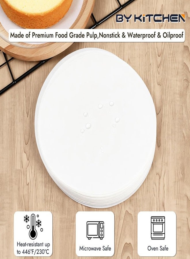 BYKITCHEN 9 Inch Parchment Paper Rounds, Set of 150, Non Stick Round Parchment Paper for Baking, Pre-cut Cake Pan Liners for Round Cake Pan, Springform Pan, Air Fryer and More - Image 3