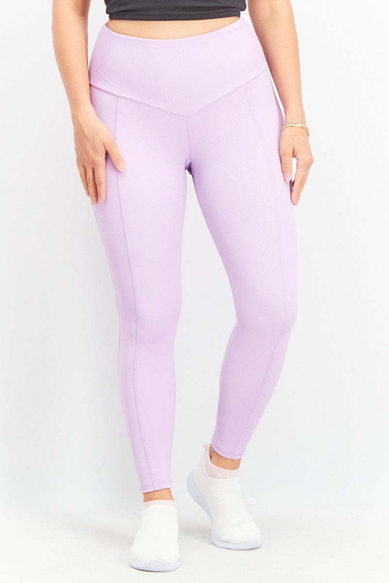 Onzie Women Sportswear Fit Yoga Leggings, Lilac - Image 1