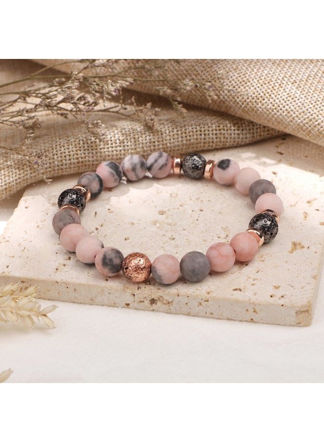 Yiyang 13th 16th 18th 21st 25th 30th 35th 40th 45th 50th 60th 65th 70th 75th 80th Birthday Gifts for Women Girls, Natural Stone Bracelet Birthday Gifts for Women Daughter Mom Sister Grandma, Stone, no - Image 3