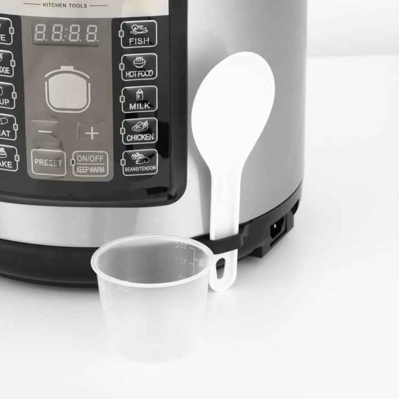 ZAMZIN 6L Digital Electric Pressure Cooker/Stainless Steel Housing, Non-Stick Aluminum Liner, Multi-Function Slow Cooker, Rice Cooker, Yogurt Maker, Cake Maker, Steamer, 1000W, Energy Efficient, One-Touch - Image 2