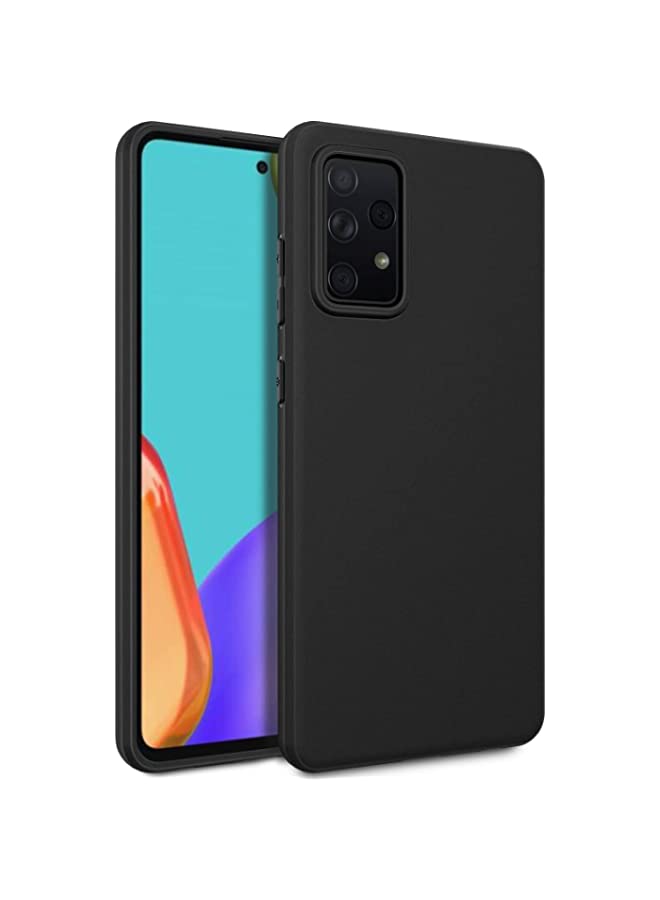 vesus Case for Samsung Galaxy A52 4G / A52 5G / A52s 5G Case Cover Back Soft case with Anti Slip Hand Grip and Camera Protection Back Case Cover Black