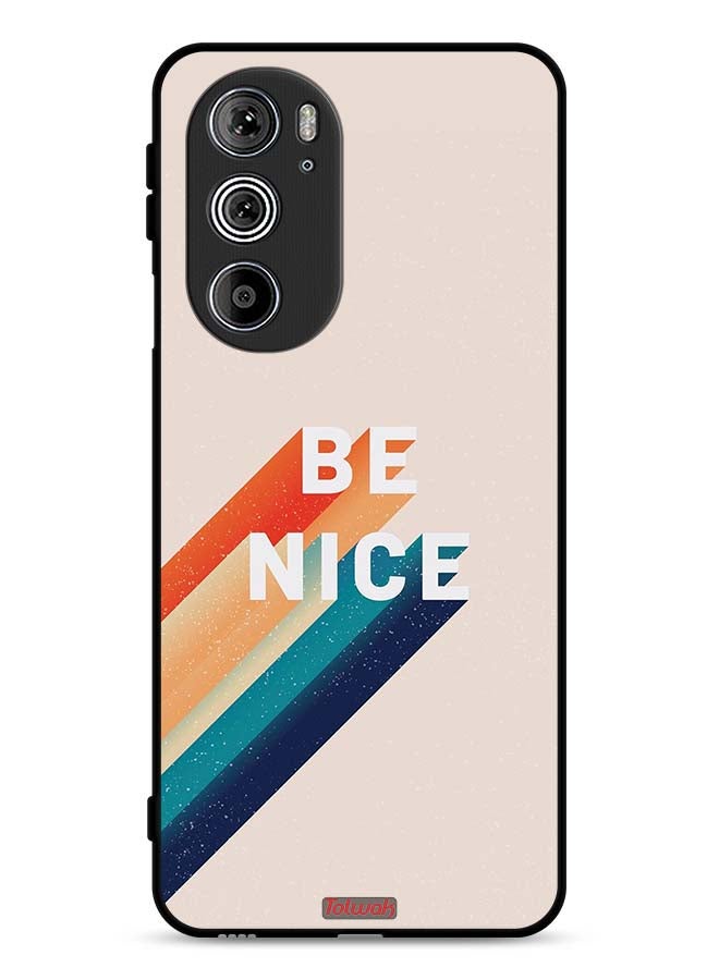 Tolwak Motorola Edge 30 Pro Protective Case Cover Be Nice - Image 1