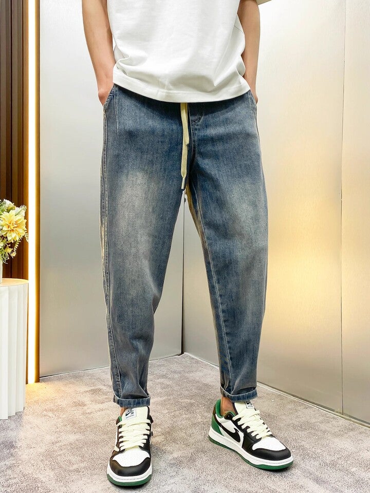 Unisex Casual Daily Denim Jeans - Image 3