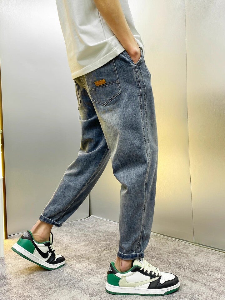 Unisex Casual Daily Denim Jeans - Image 4