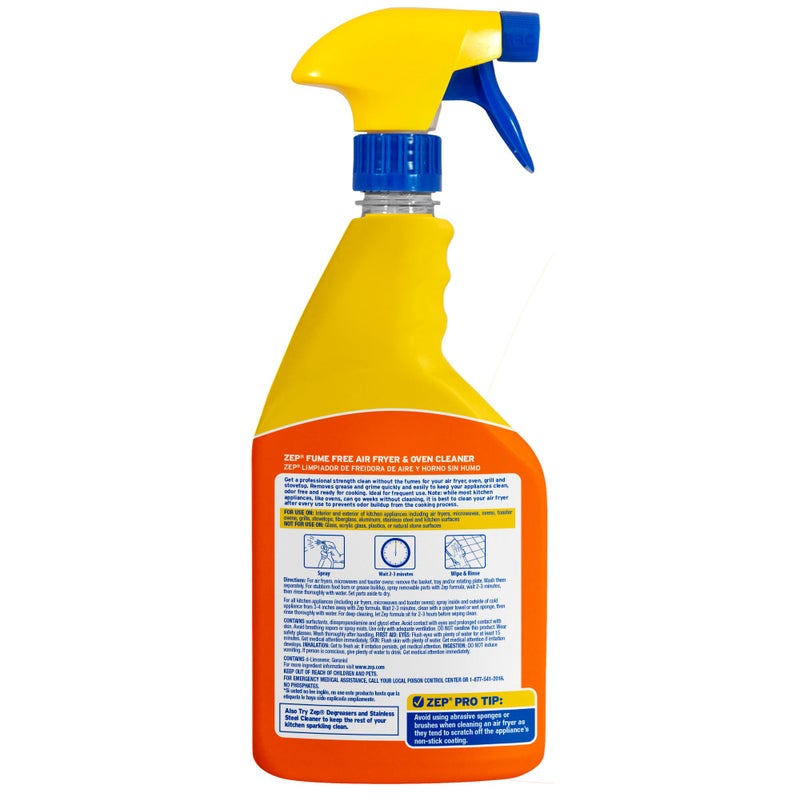 Zep Fume Free Air Fryer & Oven Cleaner, R49312-24 fl oz, Professional Strength Grease Remover, Biodegradable Formula - Image 2
