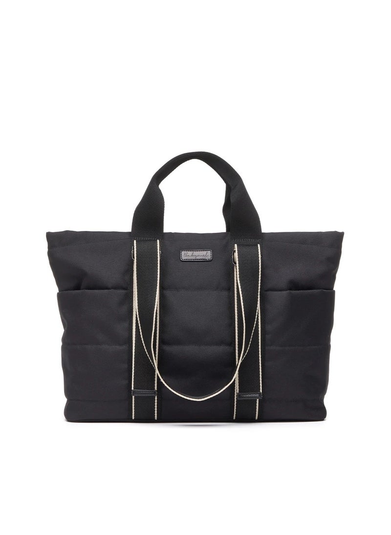 Babymel - Sammi Eco Quilt Convertible Diaper Bag Black - Image 1