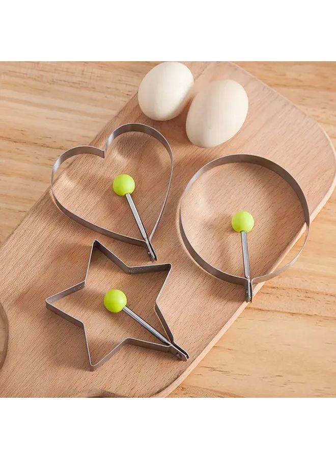 Stainless Steel Heart Shaped Egg Frying Mold Non Stick Breakfast Tool - Image 5