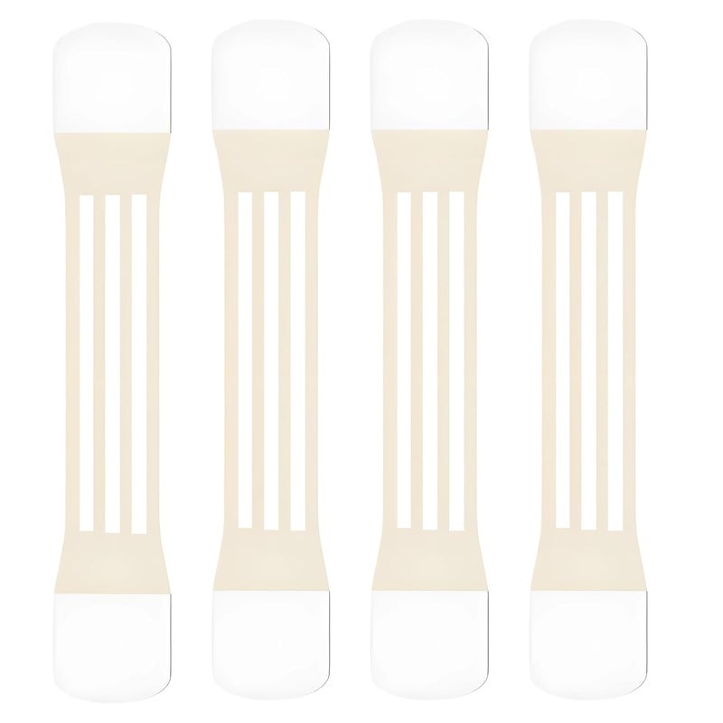 Instant Neck Lift Tape With Patches, 4 Pcs Face Lifting Tape, Invisible, Breathable Rubber, Tightening, 7.1 X 1.6 X 0.4 In / 18 X 4 X 1 Cm - Image 1