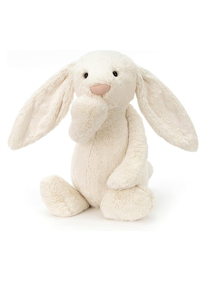 Jellycat Bashful Cream Bunny 18 cm, Super Soft Plush Bunny Toy in Cream, Classic Small Teddy Gift for Babies, Toddlers & Kids - Image 5