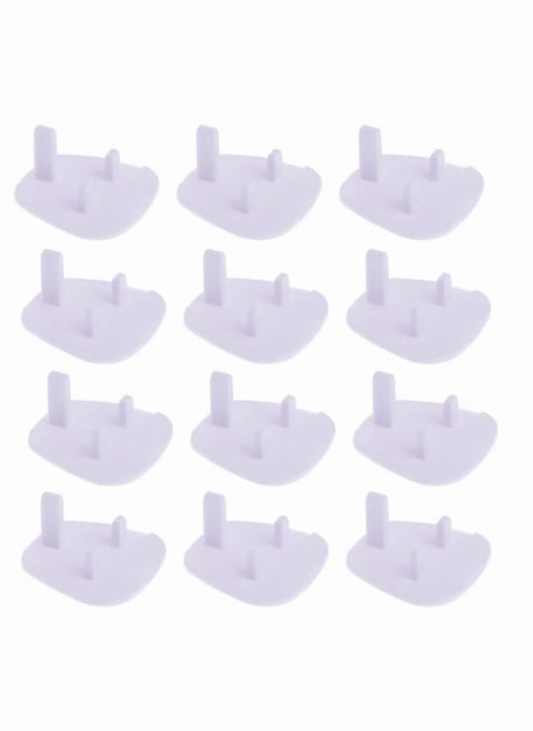 12Pcs Baby Safety Socket Plug Cover Set Baby Proofing Plug Covers Suitable for Kids Babies and Schools