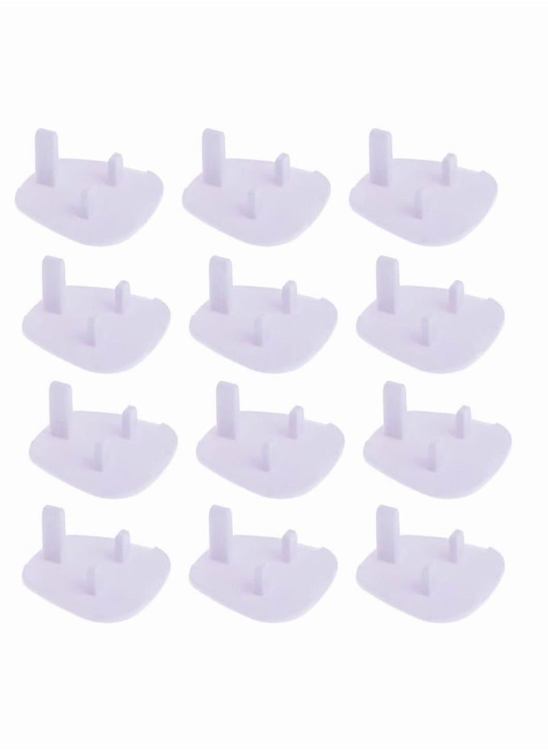 12Pcs Baby Safety Socket Plug Cover Set Baby Proofing Plug Covers Suitable for Kids Babies and Schools