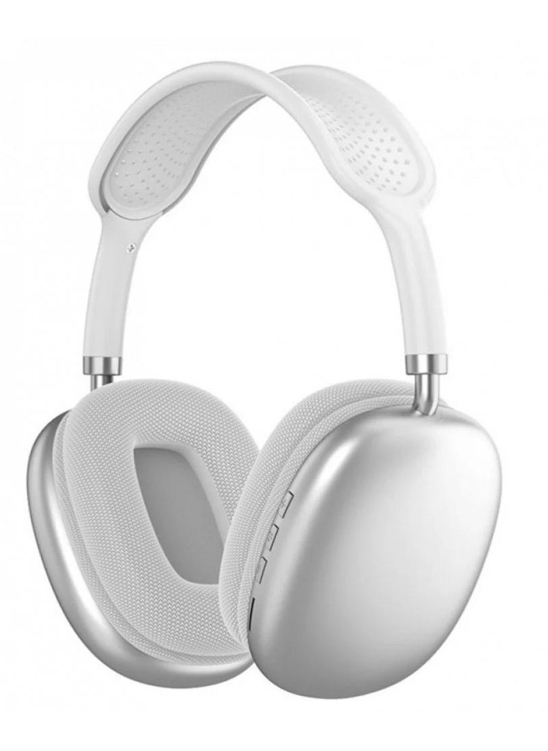 Generic - P9 Wireless Bluetooth Over-Ear Headphones with Microphone White color - Image 1